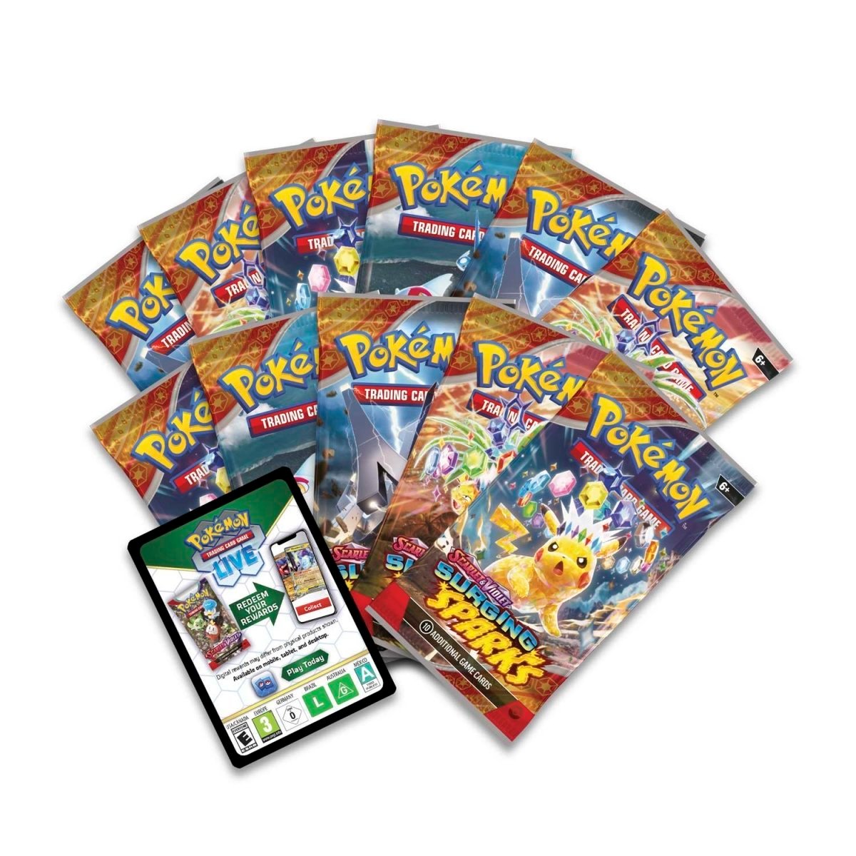 Buy Pokémon TCG: Scarlet & Violet-Surging Sparks Pokémon Center Elite Trainer Box- Authentic & Sealed | Poké TCG Collection. 10 Buy Pokémon TCG: Scarlet & Violet-Surging Sparks Pokémon Center Elite Trainer Box- Authentic & Sealed | Poké TCG Collection. - Image 2