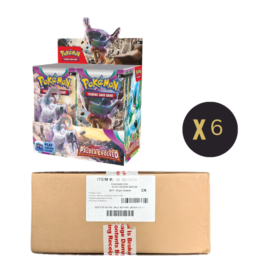 Buy Paldea Evolved Booster Box Sealed Case SV02 (6 Booster Boxes) | Poké TCG Collection 9 Buy Paldea Evolved Booster Box Sealed Case SV02 (6 Booster Boxes) | Poké TCG Collection