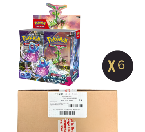 Buy Temporal Forces Booster Box Sealed Case SV05 (6 Booster Boxes) | Poké TCG Collection