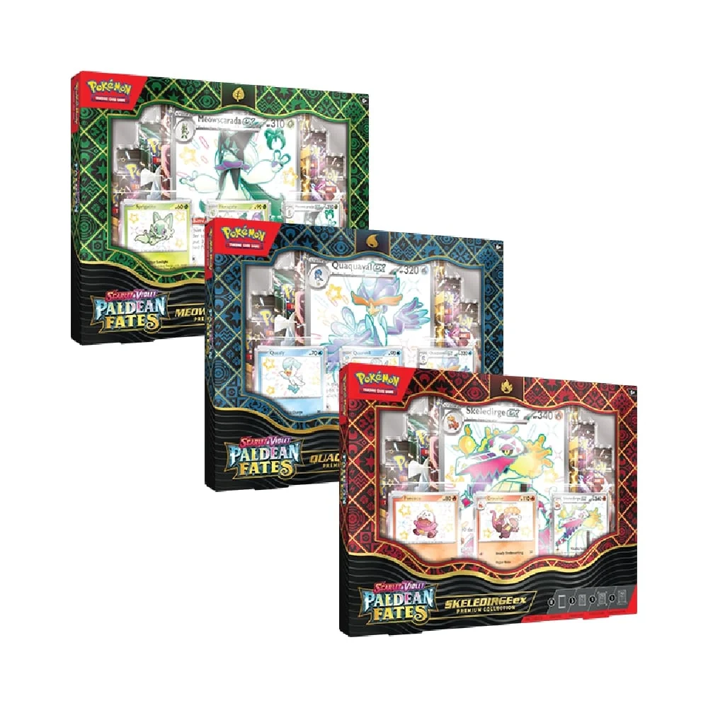 Buy Pokémon Paldean Fates Premium Collection | Poké TCG Collection 1 Buy Pokémon Paldean Fates Premium Collection | Poké TCG Collection