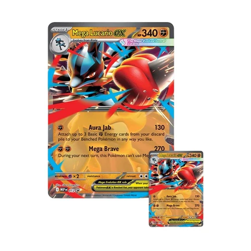 Buy Pokémon TCG: Mega Lucario – Figure Collection - Authentic & Sealed | Poké TCG Collection 10 Buy Pokémon TCG: Mega Lucario – Figure Collection - Authentic & Sealed | Poké TCG Collection - Image 2
