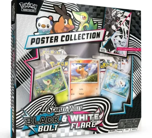 Buy Pokemon Black Bolt & White Flare Poster Collection (SV10.5) | Poké TCG Collection